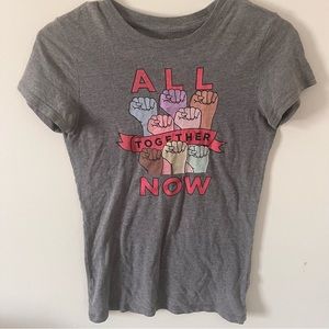 Gray graphic t-shirt